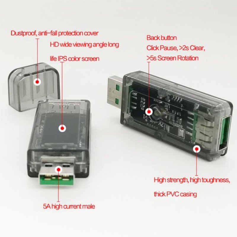 Digital USB Tester QC 2.0 3.0 FCP AFC DCP Quick Charge Detec