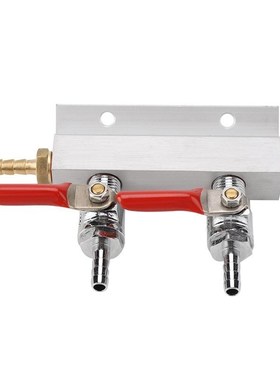 2/3/4 Way CO2 Air Gas Distribution Manifold Splitter Draft B