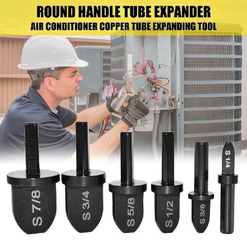 6pcs Copper Pipe Tube Expanders Hand Expanding Decorative