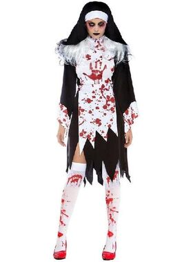 Vampire Halloween Costumes For Women Women Dead Zombie Nun