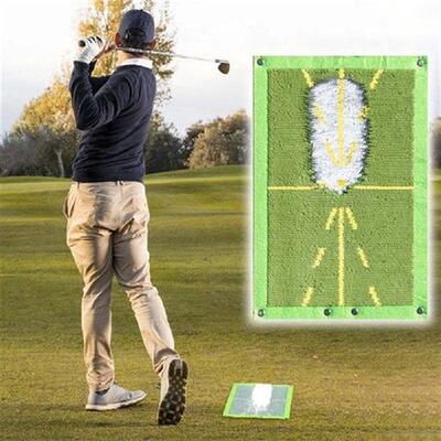 1-5pcs Golf Training Mat for Swing Detection Batting Ball