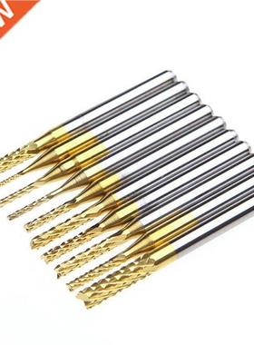 10Pcs 1/8'' 0.8-.175mm PCB Drill Bit Engravi