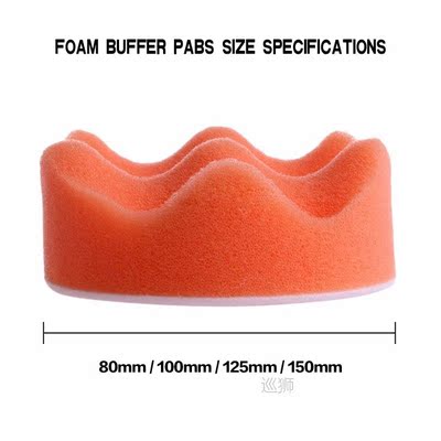 8Pcs Buffing Pad Set Thread 3/4/5/6/ inch Car Polishing pad