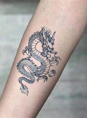 Chinese Dragon Tattoo Waterproof Long-Lasting Fake Tattoo