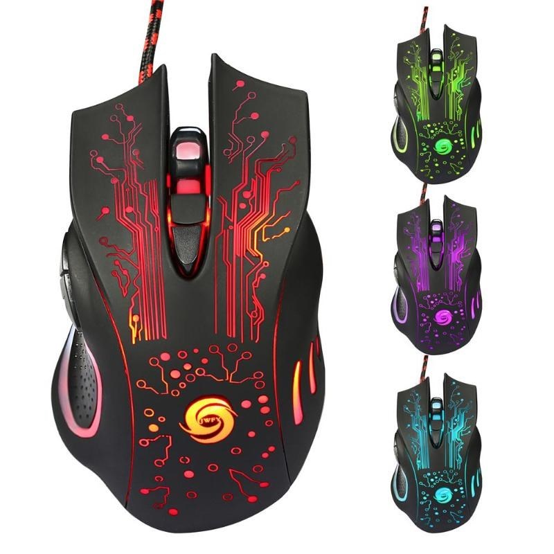 5500DPI 3200DPI Optical Mouse Gamer for PC Gaming Laptops Ga