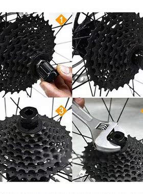 Kit 4 in 1 MTB Bicycle Tools For Crankset Remove The Flywhee