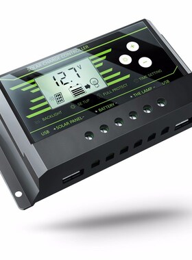 *Solar Controller PWM 24V/12V Auto 30A 20A 10A Back-light LC
