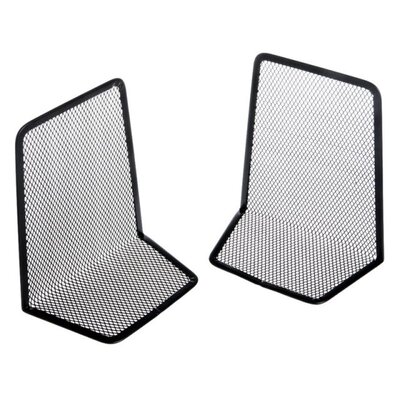 1 Pair Metal Mesh Desk Organizer Desktop Office Home Bookend