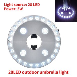 28 LED Patio Umbrella Light Garden Terrace Decoration Lamp p
