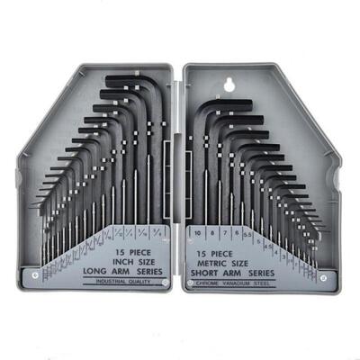 Industrial grade Flat L-type Hex Key Allen Wrench Screwdrive