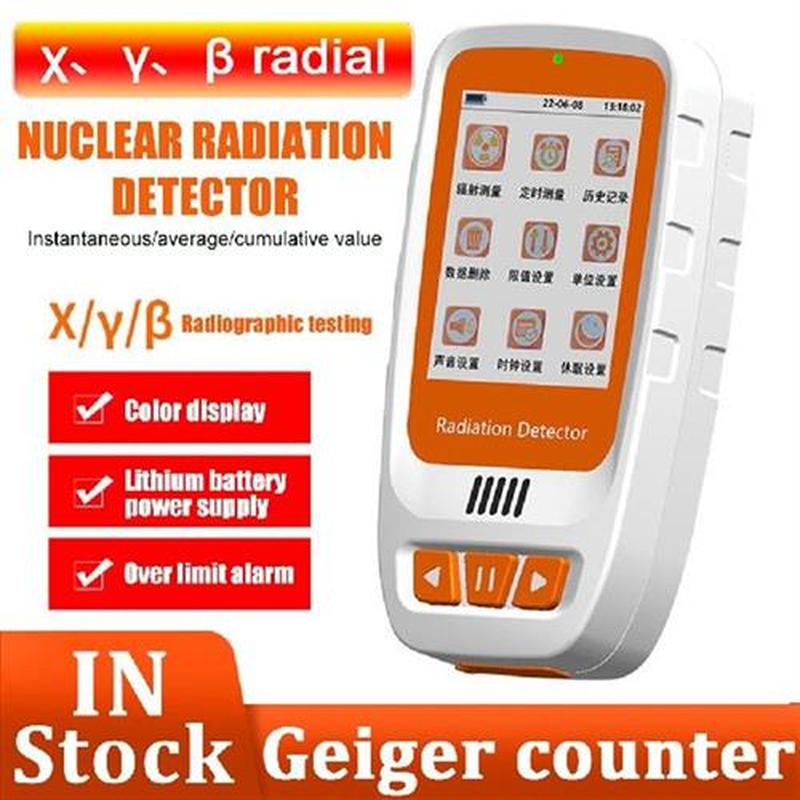 Geiger Counter Nuclear Radiation Detector Color Display