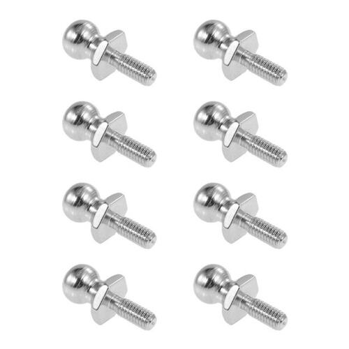 Pack of 8 Upgrade RC Car Ball Head Screws Fasteners Shock Ab