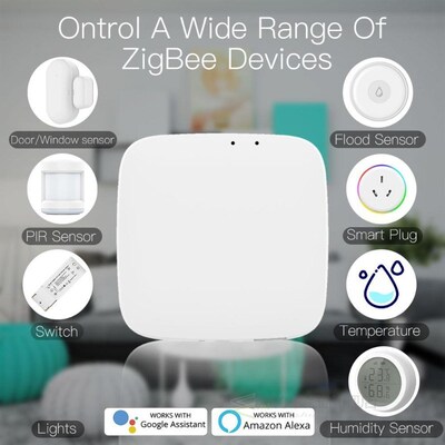Tuya ZigBee 3.0 Smart Gateway Hub wifi Smart Home bridge Sma
