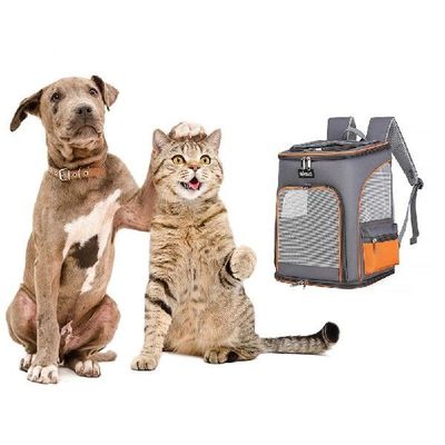 Pet Backpack Portable Foldable Large Mesh Bag Outdoor