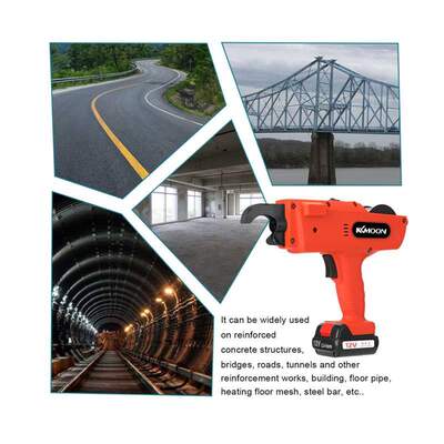 12V Automatic Rebar Binding Machine 8-34MM Rebar Tier Cordle