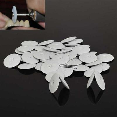50pcs Dental Lab Polishing Wheels Burs Silicone Polishers Di