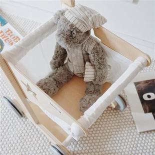 Wooden Childrens Home Shopping Cart Toys Baby Toddler Toy S