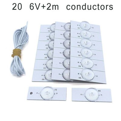 Universal Lamp Beads With Optical Lens Fliter White Componen