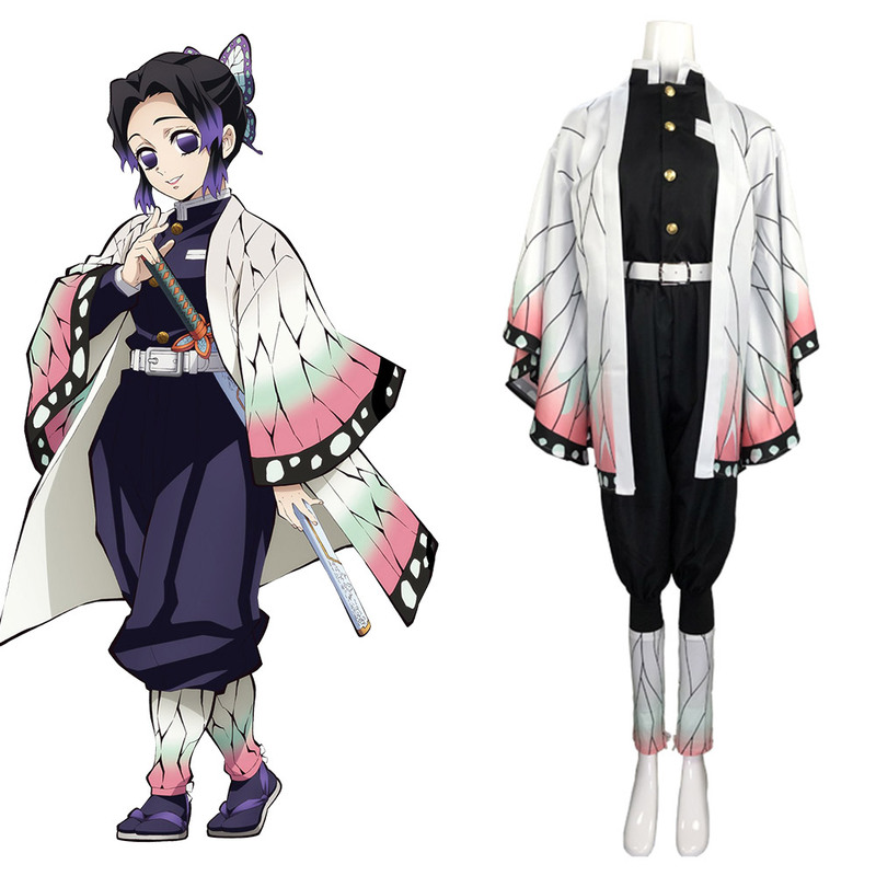 Demon Slayer Kimetsu no Yaiba Kochou Shinobu Cosplay