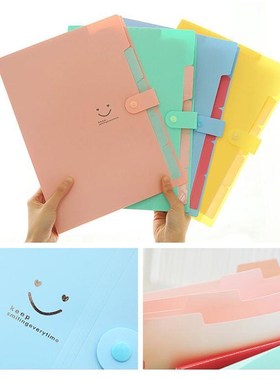 Folder A4 Document Bag 5 Pockets Folder Documents Organizer