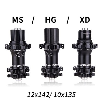 ZTTO MTB 28H Hole Straightpull Bicycle Hub QR Thru Axle HG X