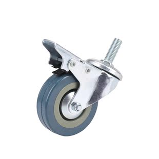Heavy Duty 75mm Swivel Castor with Brake Trolley Casters whe