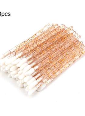 50Pcs Crystal Disposable Makeup Lip Brush Soft Lipstick Masc