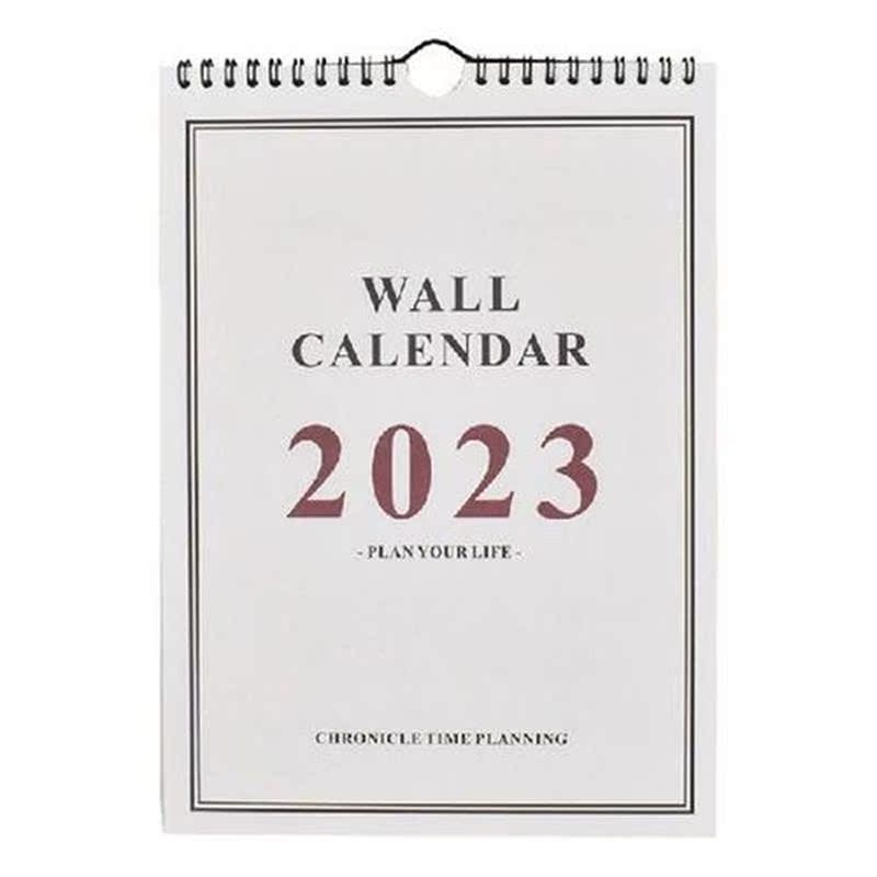 2023 Monthly Planner Wall Calendar With Hanging Hook Simple