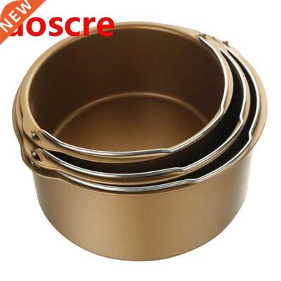 6/7/8 Inch Non Stick Air Fryer Cake Mold Barrel Baking Pan T