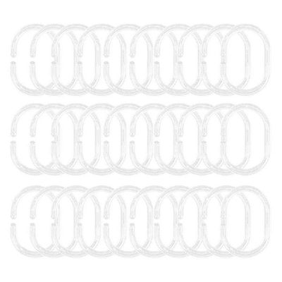 30 Pack Shower Curtain Rings Curtain C Rings Hook Hanger
