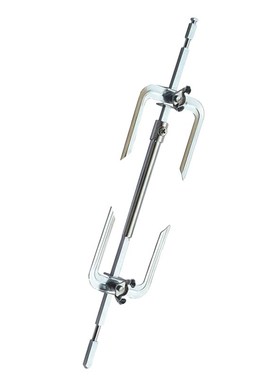 Telescopic BBQ Sticks Skewer Spin Roasting Fork Rotate Grill