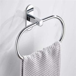 Hand Towel Holder Punch Free Round Style Towel Ring Holder f