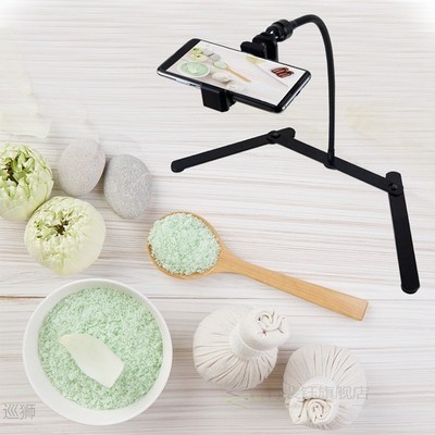 Adjustable Tripod with Cellphone Holder, Overhead Phone Moun