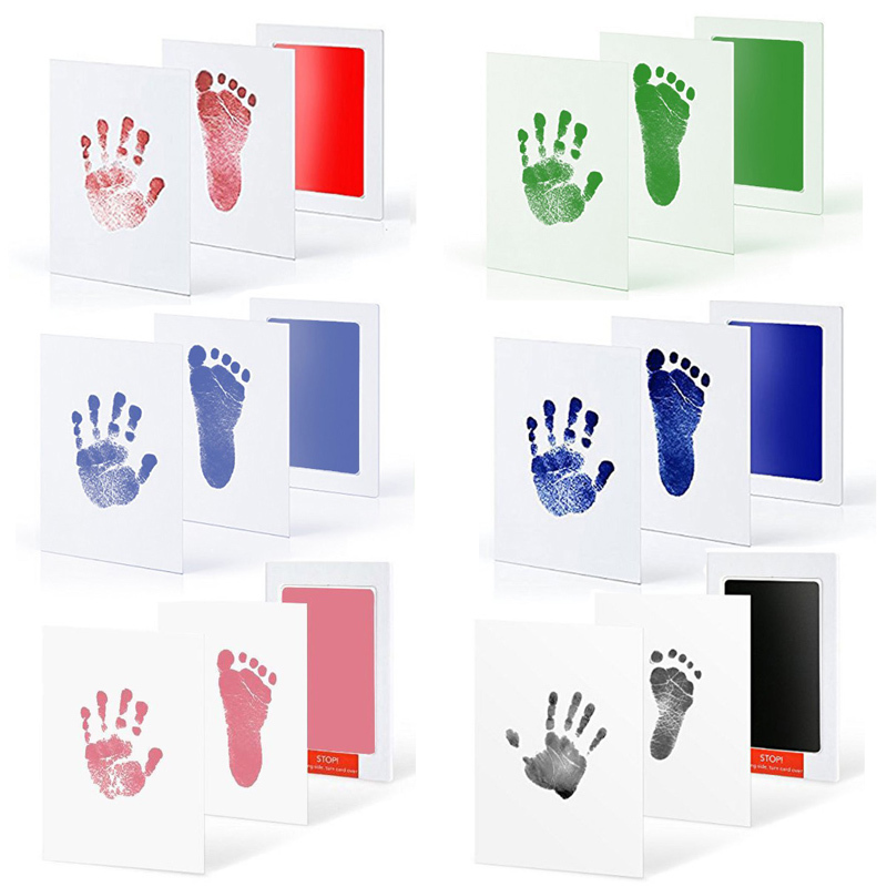 Baby Footprint Handprint Imprint Safe Non-Toxic Newborn Babi