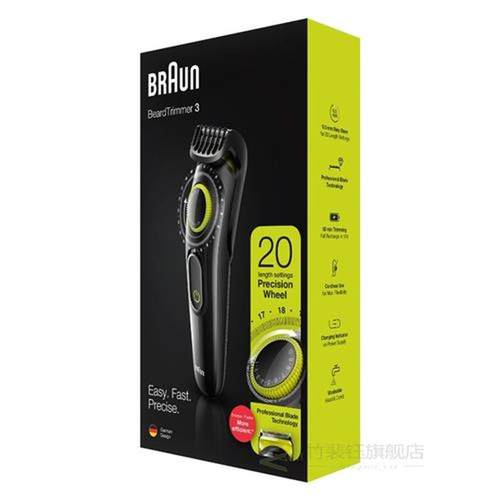 Braun Beard trimmer BT3221 with precision dial and 1 comb.