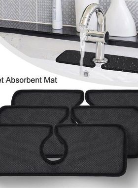 Microfiber Faucet Absorbent Mat Wraparound Splash Catcher