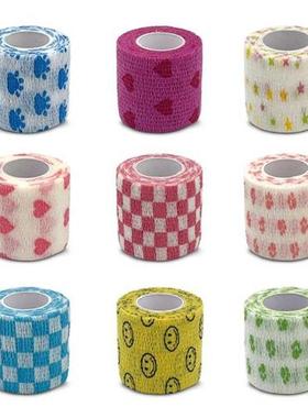 1 pcs Printed Medical Self Adhesive Elastic Bandage 4.5m Col