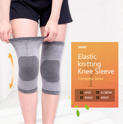 2022 Winter Women Warm Knitted Kneepad Sports Soild Color Kn
