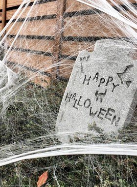 Halloween Scary Party Stretchy Spider Web Spider Haunted