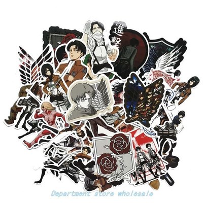 42Pcs/Lot JAPAnEsE AniME AttAck on titAn MikAsA LEvi ErEn Er