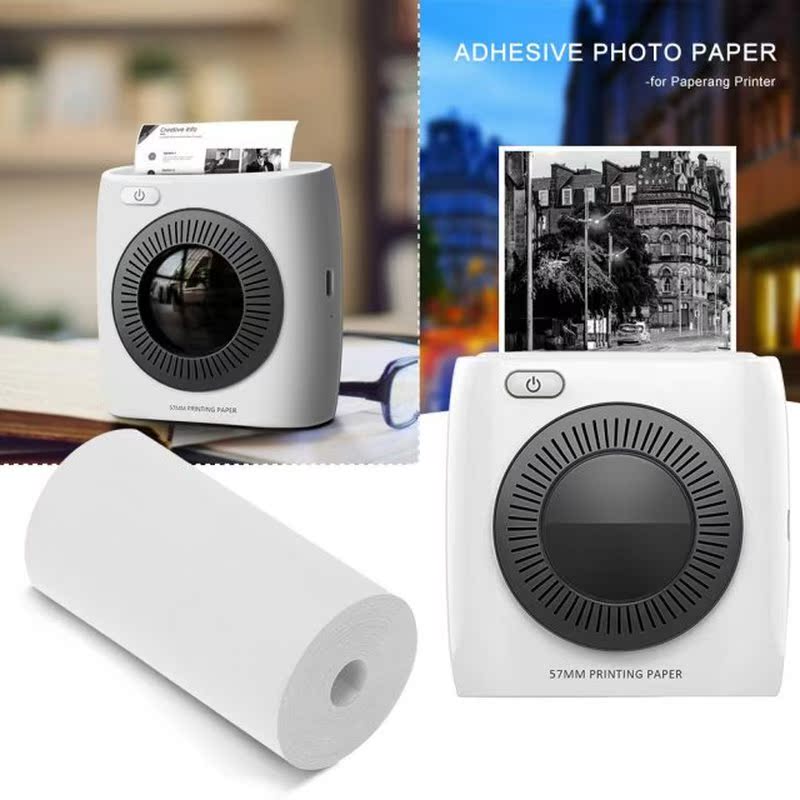 5 Roll Non-sticky Printing Sticker Paper Photo Paper for Pap