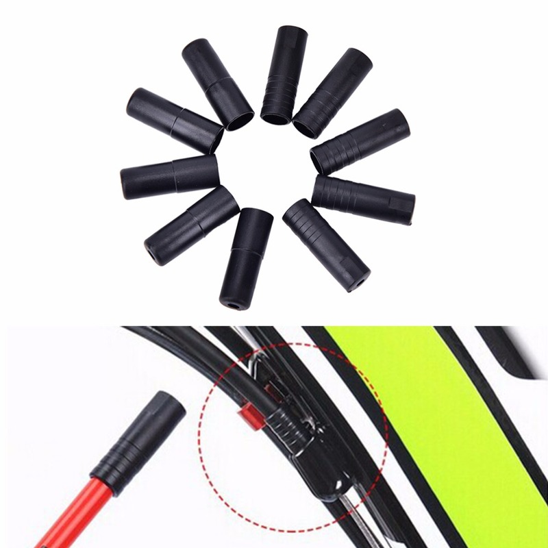 100 Pcs Bike Bicycle Brake Gear Outer Cable End Caps Tips
