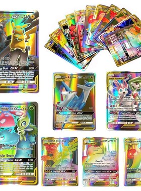 60PCS/Box Pokemon Cards GX EX MEGA Tag Team VMAX Booster TA