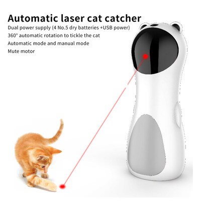 New Automatic Cat Toys Interactive Smart Teasing Pet LED Las