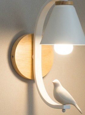 Nordic Bedroom Aisle lights  creative personality room simpl