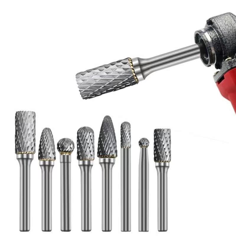Tungsten Steel Grinding Head Tungsten Carbide Bur Set Mini D