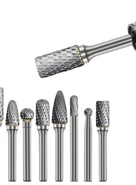 Tungsten Steel Grinding Head Tungsten Carbide Bur Set Mini D