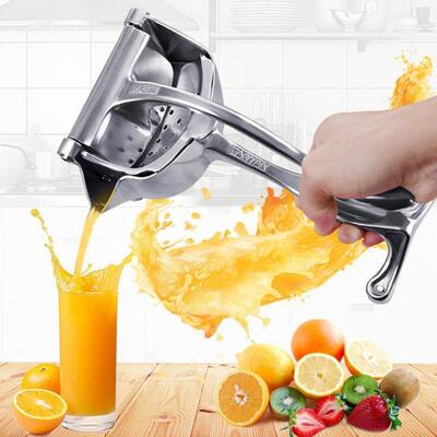 Aluminum Alloy Manual Juicer Fruit Squeezer Hand Pressure Or