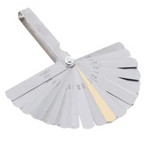 32 Blades Combination Feeler Gauge Metric / Imperial Gapped