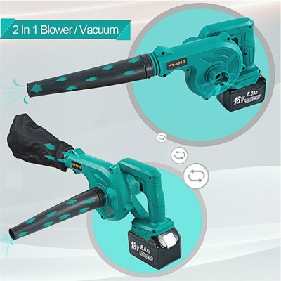 Cordless Electric Air Blower Handheld Blowing with 8000mAh L